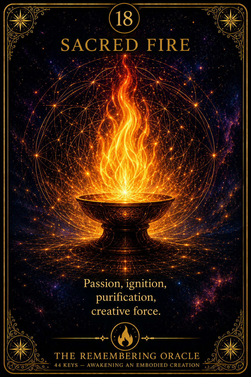 Card 18: SACRED FIRE