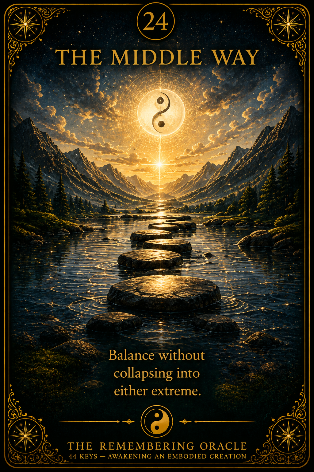 Card 24: THE MIDDLE WAY